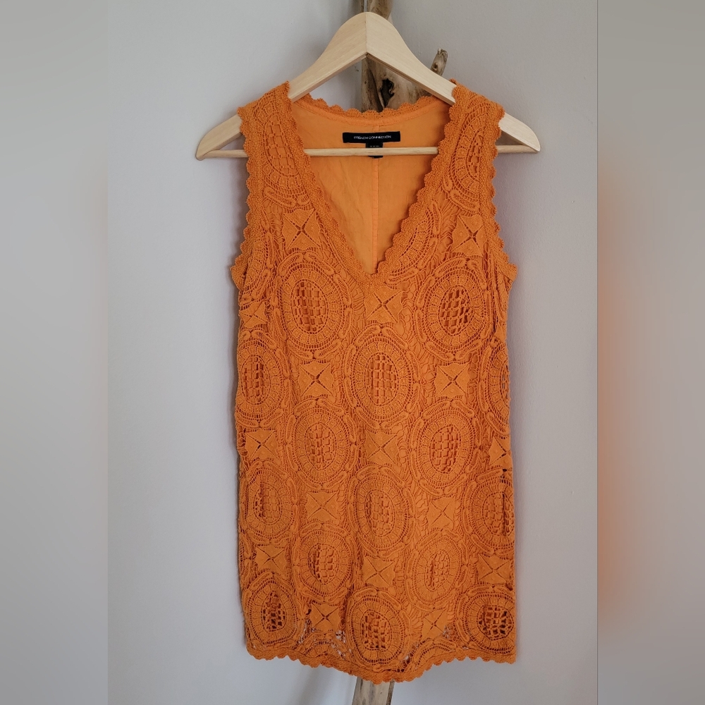Orange summer dress
